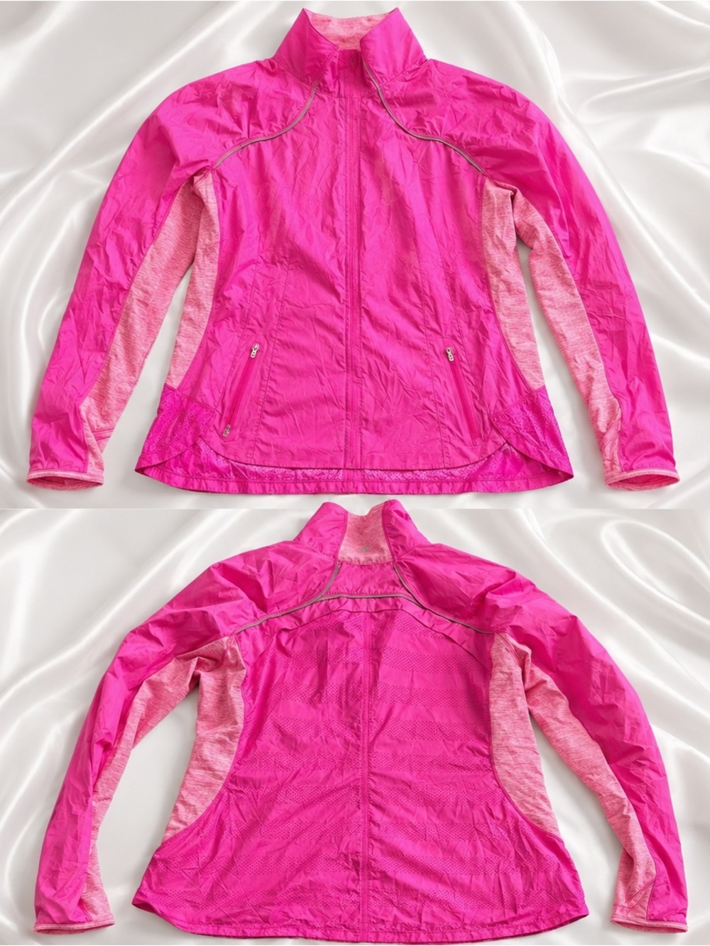 Lululemon Run: Essential Jacket II Paris Pink Size 10 Lululemon Jacket Rare